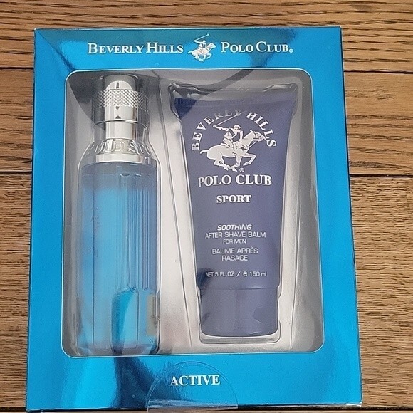 Beverly Hills Polo Club Active Sport colone and shaving balm Set - Picture 2 of 5